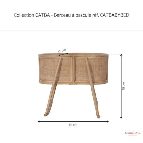 Berceau à bascule rinca Naturel 4 - vertbaudet enfant 