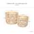 Tables basses rotin et métal /set de 2 tables basses - java Rotin blanchi 6 - vertbaudet enfant 