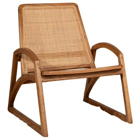 Fauteuil bois et cannage- rinca Miel 4 - vertbaudet enfant 