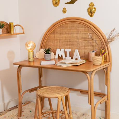 Bureau / coiffeuse rotin et cannage naturel - gili Naturel 1 - vertbaudet enfant 