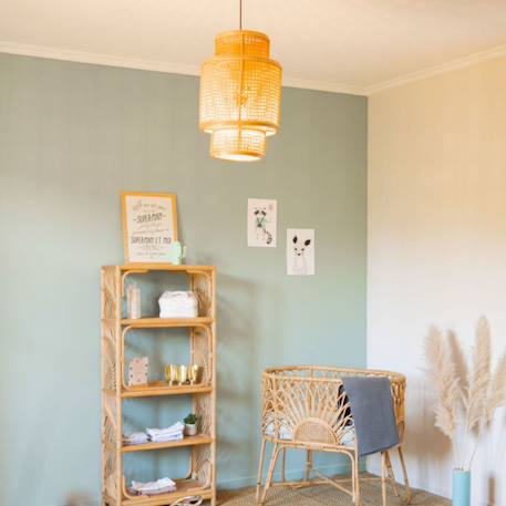 Suspension /abat-jour ronde cannage 30cm - jack Naturel 3 - vertbaudet enfant 