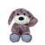 Peluche - peluche les marinières - peluche chien marron rayures bleues - 24 cm Bleu 2 - vertbaudet enfant 
