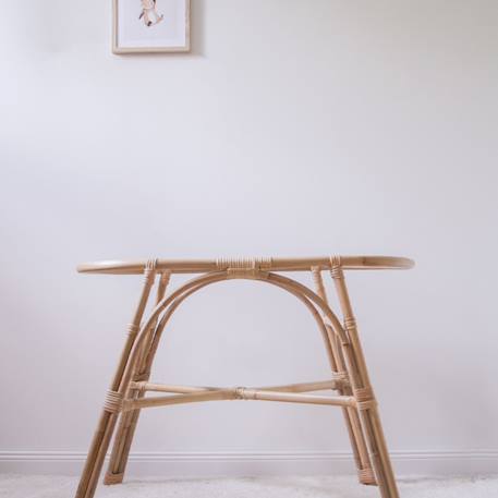Pied de couffin en rotin, pour couffin 70x30cm Naturel 1 - vertbaudet enfant 