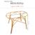 Pied de couffin en rotin, pour couffin 70x30cm Naturel 6 - vertbaudet enfant 
