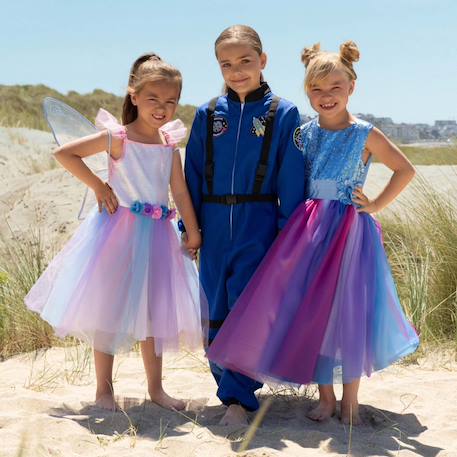 Déguisement enfant robe de fée avec ailes apolline Bleu 6 - vertbaudet enfant 