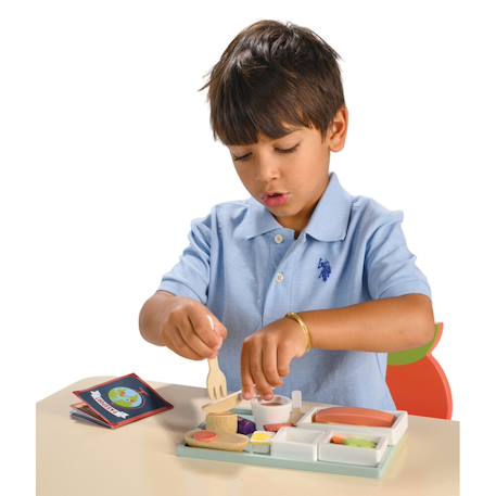 Plateau repas en avion en bois Multicolor 6 - vertbaudet enfant 