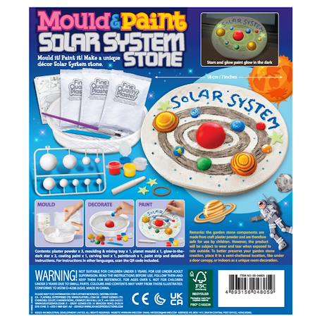 Kit moulage - système solaire sur pierre Multicolor 6 - vertbaudet enfant 