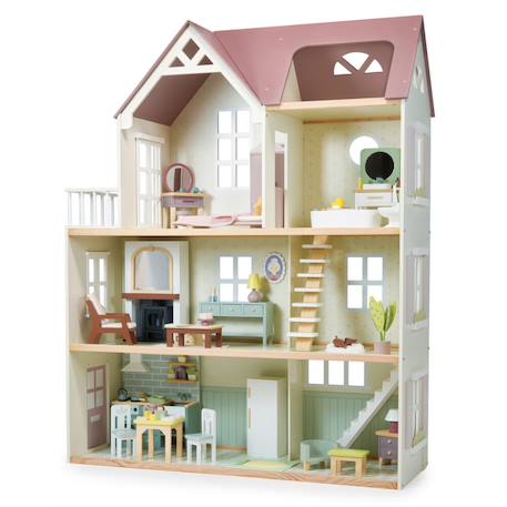Manoir Maison de poupée mulberry Multicolor 1 - vertbaudet enfant 