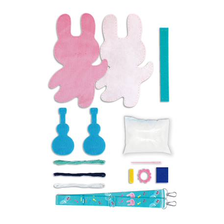 Kit couture - lapin musicien Multicolor 4 - vertbaudet enfant 