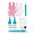 Kit couture - lapin musicien Multicolor 4 - vertbaudet enfant 
