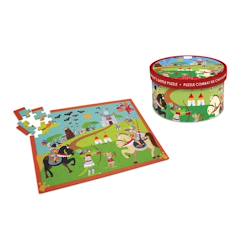 Jouet-Puzzle - combat de chevaliers 60 pièces