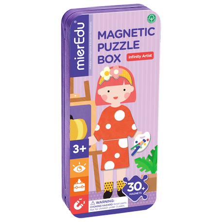 Boïte de puzzle magnétique - artiste Multicolor 1 - vertbaudet enfant 