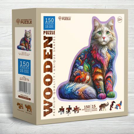 Puzzle chat - soft cat 150 pièces Multicolor 2 - vertbaudet enfant 