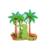 Contour puzzle - crocodile 36 pièces Multicolor 2 - vertbaudet enfant 