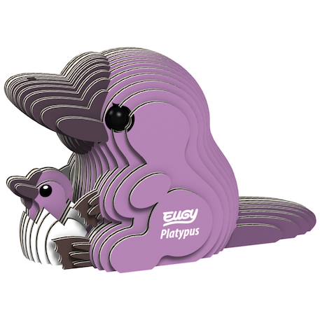 Puzzle 3d - ornithorynque Purple 1 - vertbaudet enfant 