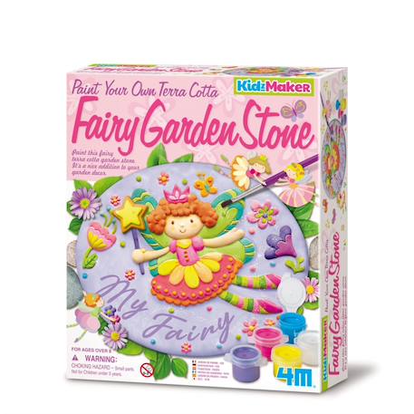 Kit créatif – Peins ta pierre de jardin féerique Multicolor 1 - vertbaudet enfant 
