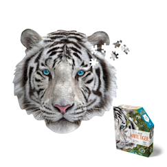 Jouet-Jeux éducatifs-Puzzles-Puzzle I am mini - tigre blanc