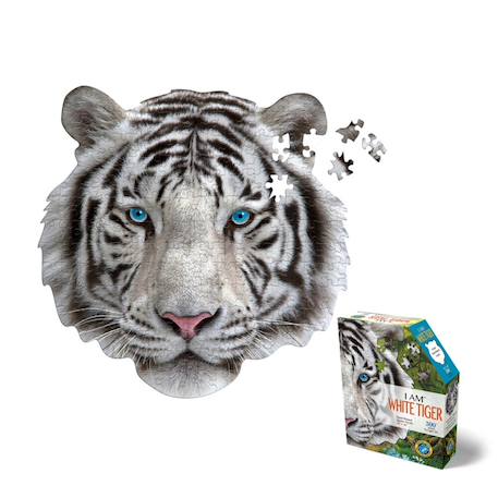Puzzle I am mini - tigre blanc Multicolor 1 - vertbaudet enfant 