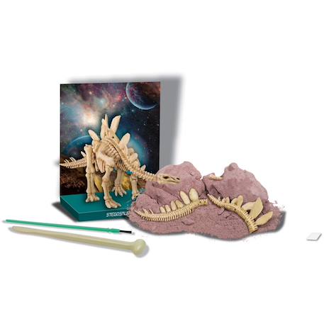 Kit de fouille – Squelette de Stégosaurus à déterrer et assembler Multicolor 4 - vertbaudet enfant 