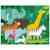 Puzzle double face - ménage des animaux Multicolor 1 - vertbaudet enfant 