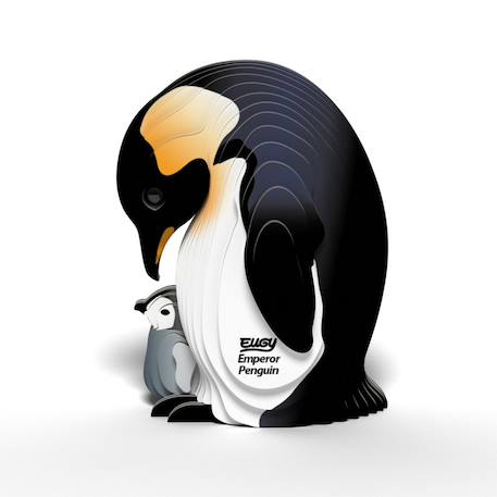 Puzzle 3d - manchot empereur penguin Black;white 4 - vertbaudet enfant 