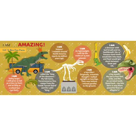 Puzzle I am - t-rex mini Multicolor 2 - vertbaudet enfant 
