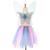 Déguisement enfant robe de fée avec ailes apolline Bleu 4 - vertbaudet enfant 