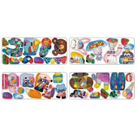 Boïte de puzzle magnétique - animaux Multicolor 4 - vertbaudet enfant 