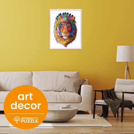 Puzzle - mystic lion 505 pièces Multicolor 6 - vertbaudet enfant 