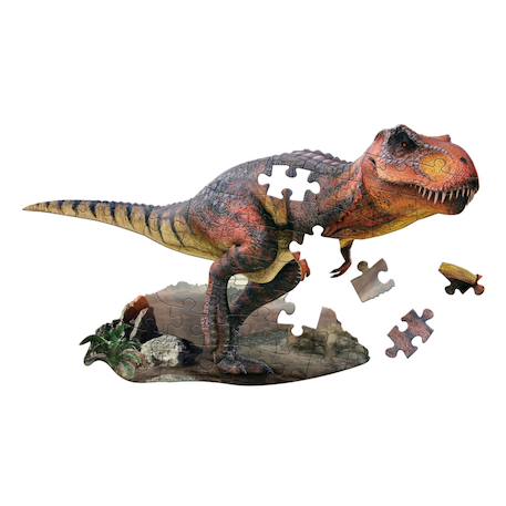 Puzzle I am - t-rex mini Multicolor 4 - vertbaudet enfant 