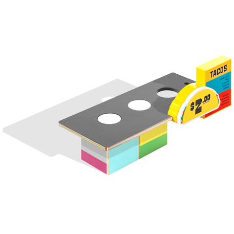 Taco van foodtruck - bois de hêtre massif Multicolor 4 - vertbaudet enfant 