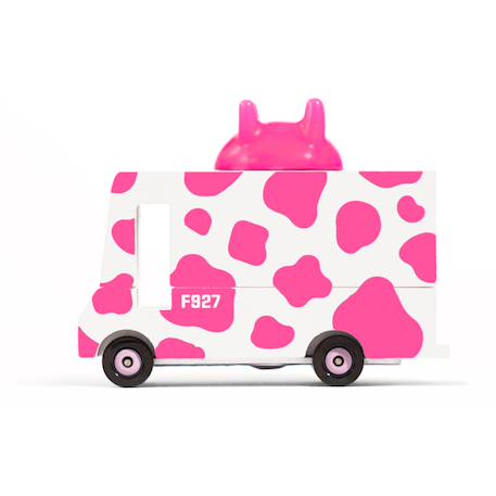 Camion à lait de fraise - bois de hêtre massif Pink 1 - vertbaudet enfant 