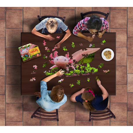 Puzzle I am lil' - axolotl Multicolor 6 - vertbaudet enfant 