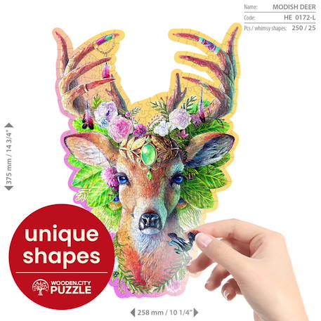 Puzzle - modish dear 250 pièces Multicolor 6 - vertbaudet enfant 
