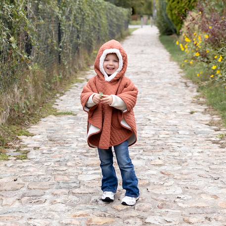 Poncho de voyage - dehors bien au chaud Beige+Brick+Green+Lunar+Mix grey+Stone+Vintage 8 - vertbaudet enfant 
