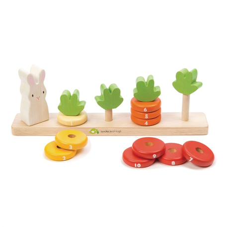 Jeu de comptage en bois - comptage de carottes Multicolor 2 - vertbaudet enfant 