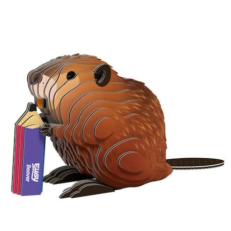Puzzle 3d - castor Brown 1 - vertbaudet enfant 