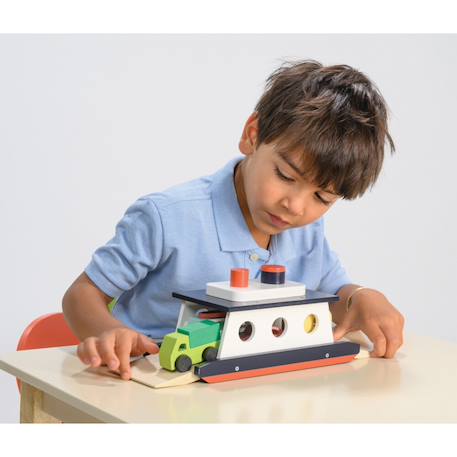 Ferry pour voitures - jouet en bois Multicolor 3 - vertbaudet enfant 