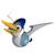 Puzzle 3d - ptero Blue 1 - vertbaudet enfant 