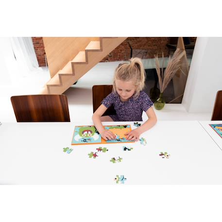 Livre de puzzle magnétique - monstre Multicolor 6 - vertbaudet enfant 