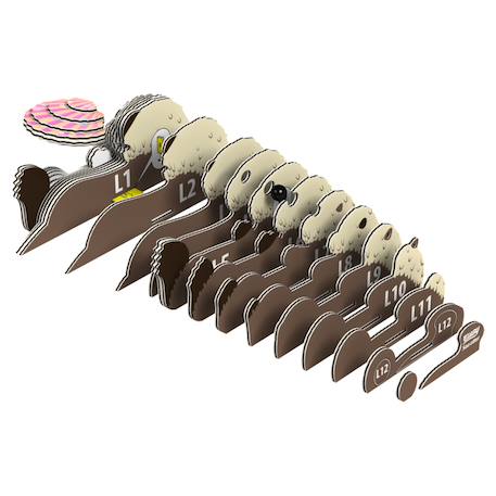 Puzzle 3d - loutre de mer Grey 3 - vertbaudet enfant 