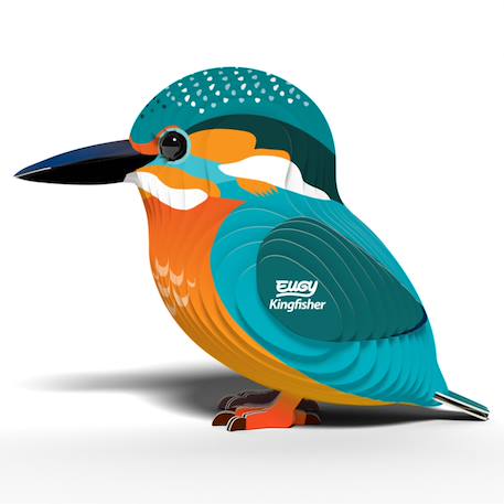 Puzzle 3d - martin-pêcheur Multicolor 4 - vertbaudet enfant 