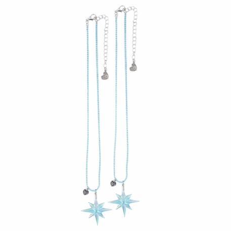 Collier d'amitié bff sisters forever reine de glace - lot de 2 pièces Bleu 1 - vertbaudet enfant 