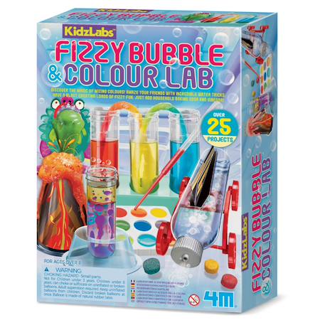 Kit scientifique effervescent – Crée volcans, arc-en-ciel et expériences magiques Multicolor 1 - vertbaudet enfant 