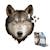 Puzzle I am mini - loup Multicolor 1 - vertbaudet enfant 
