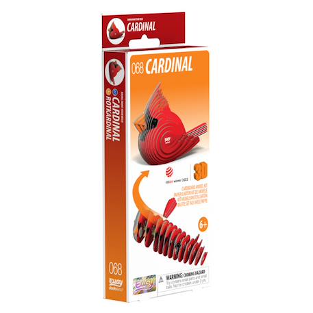 Puzzle 3d - cardinal Red 4 - vertbaudet enfant 