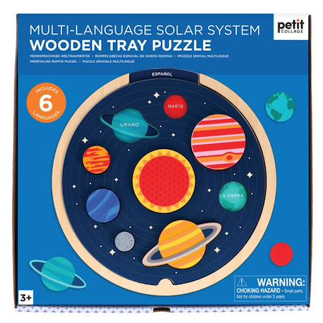 Puzzles et jeux - puzzle système solaire multilangue Multicolor 2 - vertbaudet enfant 