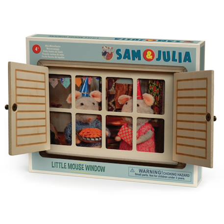Sam et julia - meuble fenêtre miniature - petite souris Multicolor 4 - vertbaudet enfant 