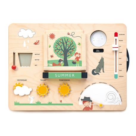 Kit éducatif météo en Anglais – Observe et joue avec les prévisions Multicolor 1 - vertbaudet enfant 
