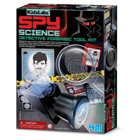 Science de l'espionnage - kit d'outils de police scientifique Multicolor 1 - vertbaudet enfant 